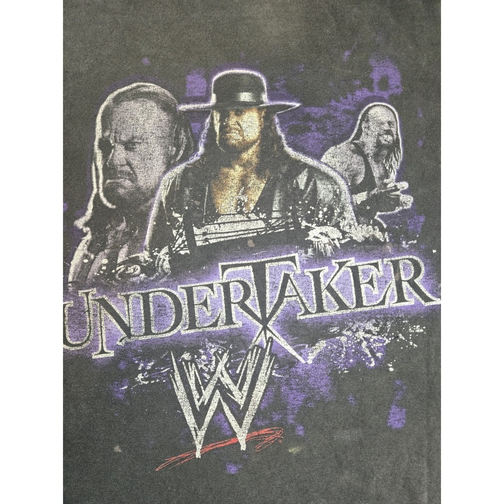 Vintage Y2K Wwf Wwe The UnderTaker T-shirt Size XL Deadman American Badass Aew